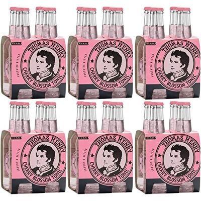 Thomas Henry Cherry Blossom Tonic Water Fruité amère (6 x 4 x 0,2 l) Verre MW) Lot de 6 limonade amères pour mixer vos longs drinks et cocktails avec gin & Co. Publicité Thomas Henry Cherry Blossom Tonic Water Fruité amère (6 x 4 x 0,2 l) Verre MW) Lot de 6 limonade amères pour mixer vos longs drinks et cocktails avec gin & Co. Publicité