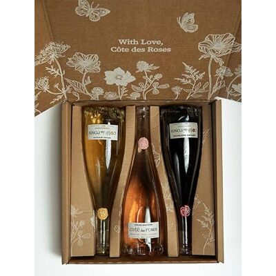 GÉRARD BERTRAND Coffret Cote des Roses rosé, Rouge léger et Chardonnay - Publicité GÉRARD BERTRAND Coffret Cote des Roses rosé, Rouge léger et Chardonnay - Publicité