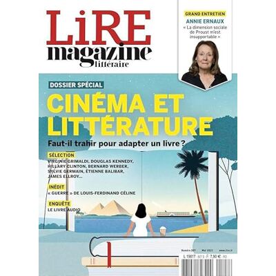 Collectif Lire Magazine Littéraire n°507 : Cinéma & Littérature Mai 2022 - Publicité Collectif Lire Magazine Littéraire n°507 : Cinéma & Littérature Mai 2022 - Publicité