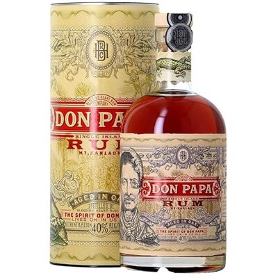 Don Papa 7 ans avec étuis 70 cl - Publicité Don Papa 7 ans avec étuis 70 cl - Publicité