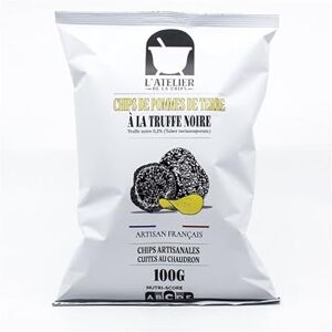Cellier du Périgord Chips de Pomme de Terre à la Truffe Noire Tuber Melanosporum 100g Artisan Français Cuites au Chaudron Apéritif Gourmet Sélection Cellier depuis 1973 - Publicité Cellier du Périgord Chips de Pomme de Terre à la Truffe Noire Tuber Melanosporum 100g Artisan Français Cuites au Chaudron Apéritif Gourmet Sélection Cellier depuis 1973 - Publicité