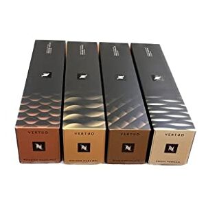 Nespresso Vertuo Barista Creations Caramel Doré, Vanille Sucrée, Chocolat Riche, Noisette Grillée, 40 capsules - Publicité Nespresso Vertuo Barista Creations Caramel Doré, Vanille Sucrée, Chocolat Riche, Noisette Grillée, 40 capsules - Publicité