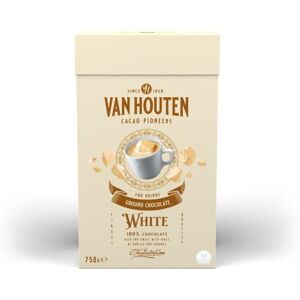 Van Houten Chocolat blanc moulu Chocolat blanc au lait 750 grammes - Publicité Van Houten Chocolat blanc moulu Chocolat blanc au lait 750 grammes - Publicité