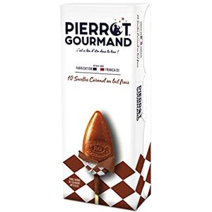 Pierrot gourmand ETUI 10 SUCETTES CARAMEL AU LAIT FRAIS (12) - Publicité Pierrot gourmand ETUI 10 SUCETTES CARAMEL AU LAIT FRAIS (12) - Publicité