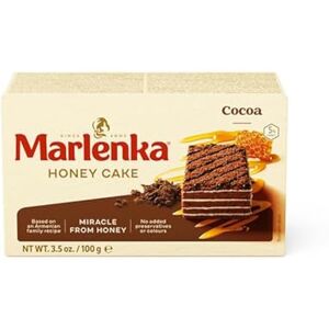 Marlenka ® Tartelettes au miel au cacao – Tarte au miel, tarte, pâtisserie (1 x 100 g) - Publicité Marlenka ® Tartelettes au miel au cacao – Tarte au miel, tarte, pâtisserie (1 x 100 g) - Publicité