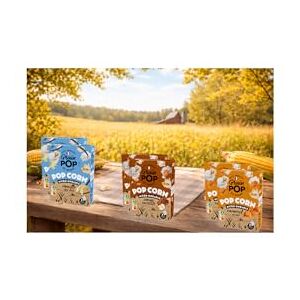 Grain Pop popcorn à micro ondes grain de maïs à éclater lot découverte sucré 6 étuis (2 vanille -2 caramel- 2 cacao) saveur Vanille, Caramel et cacao - Publicité Grain Pop popcorn à micro ondes grain de maïs à éclater lot découverte sucré 6 étuis (2 vanille -2 caramel- 2 cacao) saveur Vanille, Caramel et cacao - Publicité