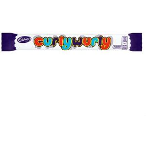 Cadbury Curly Wurly Lot de 48 barres de chocolat 21,5 g - Publicité Cadbury Curly Wurly Lot de 48 barres de chocolat 21,5 g - Publicité