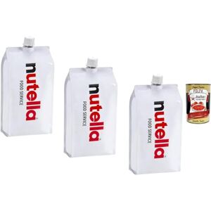 Italian Gourmet E.R. Italian Gourmet Nutella Food Service Pâte à tartiner cacao & noisettes 3 x 1 kg – format famille pour petit-déjeuner, crêpes, pâtisserie, desserts + Italian Gourmet Polpa - Publicité Italian Gourmet E.R. Italian Gourmet Nutella Food Service Pâte à tartiner cacao & noisettes 3 x 1 kg – format famille pour petit-déjeuner, crêpes, pâtisserie, desserts + Italian Gourmet Polpa - Publicité