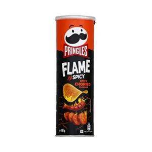 Pringles Chips Tuiles Flame Spicy Chorizo 160g - Publicité Pringles Chips Tuiles Flame Spicy Chorizo 160g - Publicité