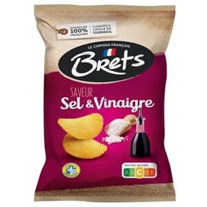 Wine And More Chips Saveur Sel & Vinaigre BRET'S 10 Paquets de 125 gr - Publicité Wine And More Chips Saveur Sel & Vinaigre BRET'S 10 Paquets de 125 gr - Publicité