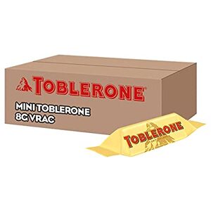 Toblerone Mini Barres au Chocolat au Lait Suisse, Miel, Nougat et Amandes Idéal à Partager 8 g - Publicité