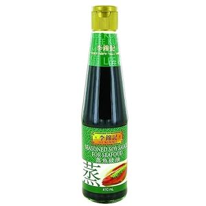 Lee Kum Kee Sauce Soja assaisonnée/spéciale pour Poissons et Fruits de Mer 410ml - Publicité Lee Kum Kee Sauce Soja assaisonnée/spéciale pour Poissons et Fruits de Mer 410ml - Publicité