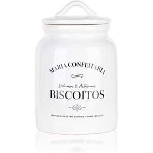 Quinta de Jugais Pot en Céramique Avec Biscuits Pomme et Cannelle – 150 g de Biscuits Croustillants Dans un Pot Décoratif Réutilisable – Saveur Traditionnelle - Publicité Quinta de Jugais Pot en Céramique Avec Biscuits Pomme et Cannelle – 150 g de Biscuits Croustillants Dans un Pot Décoratif Réutilisable – Saveur Traditionnelle - Publicité