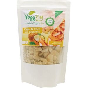 VEGG' EAT Vegg'Eat Chips de Coco Grillée Naturelle Goût Gingembre - Publicité VEGG' EAT Vegg'Eat Chips de Coco Grillée Naturelle Goût Gingembre - Publicité