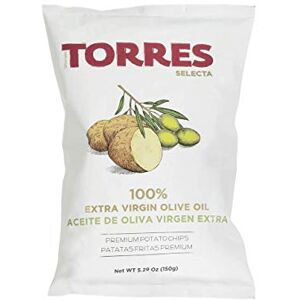 Torres Selecta Torres Chips 100% d'Huile d'Olive Extra Vierge 150 grammes - Publicité Torres Selecta Torres Chips 100% d'Huile d'Olive Extra Vierge 150 grammes - Publicité