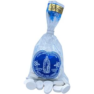 MALESPINE ® Pastilles à l'eau de Lourdes saveur citron en sachet souvenir 130g - Publicité MALESPINE ® Pastilles à l'eau de Lourdes saveur citron en sachet souvenir 130g - Publicité