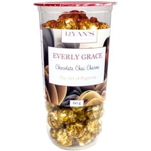 Everly Grace Popcorn – Chocolate Chai Charme, 60 g – Gobelets de popcorn au chocolat et aux épices chai de notre manufacture à Augsbourg, Allemagne - Publicité Everly Grace Popcorn – Chocolate Chai Charme, 60 g – Gobelets de popcorn au chocolat et aux épices chai de notre manufacture à Augsbourg, Allemagne - Publicité