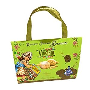 Amaretti Virginia Biscuit traditionnel italien doux Amaretti dans un sac cadeau – Biscuits sans gluten – – Rinomata E Premiata Specialita Amaretti Classici - Publicité Amaretti Virginia Biscuit traditionnel italien doux Amaretti dans un sac cadeau – Biscuits sans gluten – – Rinomata E Premiata Specialita Amaretti Classici - Publicité