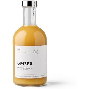 Gimber N°1 500 ml Original – Concentré de gingembre biologique à base de gingembre, citron et épices Sans alcool, 100 % biologique A boire pur ou en mocktail - Publicité Gimber N°1 500 ml Original – Concentré de gingembre biologique à base de gingembre, citron et épices Sans alcool, 100 % biologique A boire pur ou en mocktail - Publicité