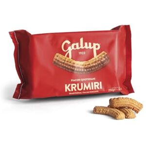 GALUP Krumiri traditionnel piémontais, biscuits au beurre et œufs frais, équipés d'un emballage Flowpack qui garantit fraîcheur et commodité, en préservant leur saveur classique 250 g - Publicité GALUP Krumiri traditionnel piémontais, biscuits au beurre et œufs frais, équipés d'un emballage Flowpack qui garantit fraîcheur et commodité, en préservant leur saveur classique 250 g - Publicité