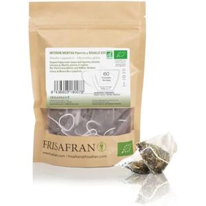 FRISAFRAN Infusion de racine de réglisse et menthe biologique 60 unités 120 g Biologique Digestive Thé à la réglisse naturelle Directement du producteur Origine Espagne - Publicité FRISAFRAN Infusion de racine de réglisse et menthe biologique 60 unités 120 g Biologique Digestive Thé à la réglisse naturelle Directement du producteur Origine Espagne - Publicité