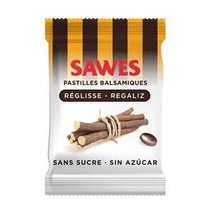 Sawes Pastilles Balsamiques Réglisse 50g - Publicité Sawes Pastilles Balsamiques Réglisse 50g - Publicité