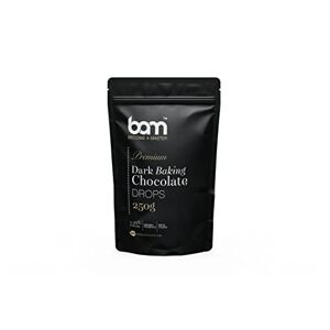 BAM Gouttes de chocolat noir Premium Baking, Callets, Chips, Thermostable, Home and Pro Baking, 250 grammes - Publicité