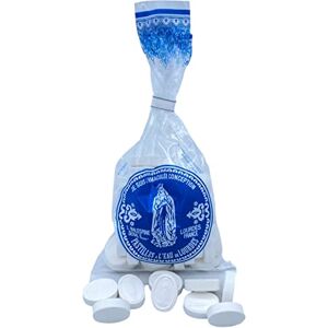 MALESPINE ® Pastilles à l'eau de Lourdes saveur menthe en sachet souvenir 130g - Publicité MALESPINE ® Pastilles à l'eau de Lourdes saveur menthe en sachet souvenir 130g - Publicité