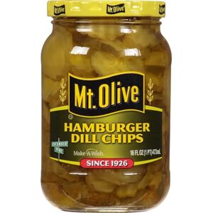 Mt. Olive Mt.Olive Hamburger Dill Chips - Publicité Mt. Olive Mt.Olive Hamburger Dill Chips - Publicité