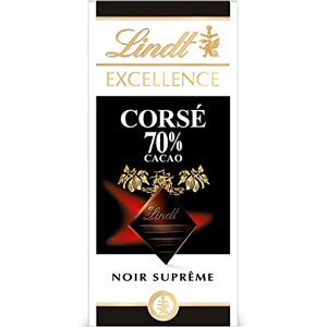 Lindt Tablette EXCELLENCE Noir 70% Cacao Corsé Chocolat Noir, 100g - Publicité Lindt Tablette EXCELLENCE Noir 70% Cacao Corsé Chocolat Noir, 100g - Publicité
