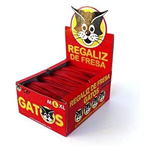 Saet Sweets Chat réglisse fraise L Boîte 200 unités - Publicité Saet Sweets Chat réglisse fraise L Boîte 200 unités - Publicité
