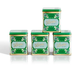 Pastiglie Leone Leone depuis 1857 – Petite Boîte en métal de Pastilles Leone Menthe Bonbons à la Menthe Sans Gluten et Végans 4 Petites Boîtes en métal de 30g (4 x 30g) - Publicité Pastiglie Leone Leone depuis 1857 – Petite Boîte en métal de Pastilles Leone Menthe Bonbons à la Menthe Sans Gluten et Végans 4 Petites Boîtes en métal de 30g (4 x 30g) - Publicité