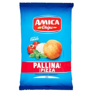 Italian Gourmet E.R. Amica Chips Pallina Lot de 5 collations de maïs avec goûts à pizza, collation salée 125 g - Publicité Italian Gourmet E.R. Amica Chips Pallina Lot de 5 collations de maïs avec goûts à pizza, collation salée 125 g - Publicité