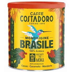 CAFFE' COSTADORO Costadoro Origine Unique Brésil, Moulu pour Moka, 100% Arabica, 1 Boîte Refermable de 250g, Parfum Traditionnel, Goût Doux et Équilibré, Qualité Supérieure Fabriqué en Italie - Publicité CAFFE' COSTADORO Costadoro Origine Unique Brésil, Moulu pour Moka, 100% Arabica, 1 Boîte Refermable de 250g, Parfum Traditionnel, Goût Doux et Équilibré, Qualité Supérieure Fabriqué en Italie - Publicité