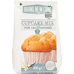 Brand New Cake BrandNewCake® Mix pour Cupcakes Vanille 400g Sans Gluten Préparation Facile et Rapide - Publicité Brand New Cake BrandNewCake® Mix pour Cupcakes Vanille 400g Sans Gluten Préparation Facile et Rapide - Publicité