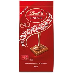 Lindt Sachet de Carrés individuels LINDOR Chocolat au Lait, 188g - Publicité Lindt Sachet de Carrés individuels LINDOR Chocolat au Lait, 188g - Publicité