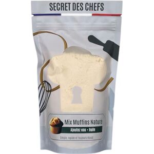 Secret des Chefs – MIX, préparation pour Muffins Nature 300g – Qualité Professionnelle – à façonner avec nos pépites, chunks, pistaches, amandes - Publicité Secret des Chefs – MIX, préparation pour Muffins Nature 300g – Qualité Professionnelle – à façonner avec nos pépites, chunks, pistaches, amandes - Publicité