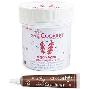 Agar en poudre français avec stylo chocolat - Agent gélifiant végétal - Publicité Agar en poudre français avec stylo chocolat - Agent gélifiant végétal - Publicité