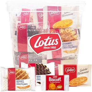 Vandeca Lotus mega biscuit mix Gaufres croustillantes nature/chocolat, galette bretonne au beurre & spéculoos fourrés vanille 66 biscuits biscuits pour le café 738g - Publicité Vandeca Lotus mega biscuit mix Gaufres croustillantes nature/chocolat, galette bretonne au beurre & spéculoos fourrés vanille 66 biscuits biscuits pour le café 738g - Publicité