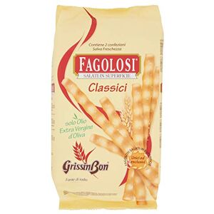 Grissinbon GRESSINS FAGOLOSI A L'HUILE D'OLIVE 250GR Produit artisanal italien - Publicité Grissinbon GRESSINS FAGOLOSI A L'HUILE D'OLIVE 250GR Produit artisanal italien - Publicité