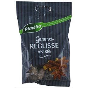 PIMELIA Pimélia Gommes Réglisse Anisée 100 g - Publicité PIMELIA Pimélia Gommes Réglisse Anisée 100 g - Publicité