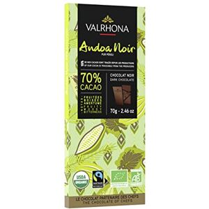 VALRHONA Tablette de chocolat noir Andoa 70% bio et équitable - Publicité VALRHONA Tablette de chocolat noir Andoa 70% bio et équitable - Publicité