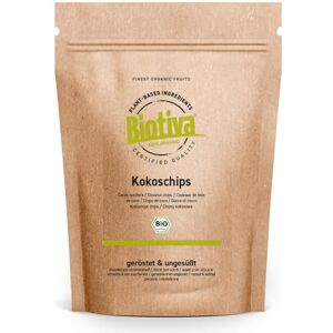 Biotiva - Organic Toasted Coconut - 400 g - Coconut Flakes - Publicité Biotiva - Organic Toasted Coconut - 400 g - Coconut Flakes - Publicité