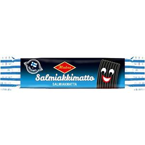 Halva Salmiakkimatto Salty Réglisse 6 barres of 60g - Publicité Halva Salmiakkimatto Salty Réglisse 6 barres of 60g - Publicité