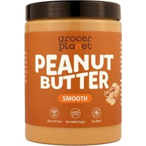 GROCER PLANET Beurre de Cacahuète Protéiné Sans Sucre (1Kg) Beurre de Cacahuète Smooth 100% Cacahuètes Naturel Sans Huile de Palme - Publicité GROCER PLANET Beurre de Cacahuète Protéiné Sans Sucre (1Kg) Beurre de Cacahuète Smooth 100% Cacahuètes Naturel Sans Huile de Palme - Publicité