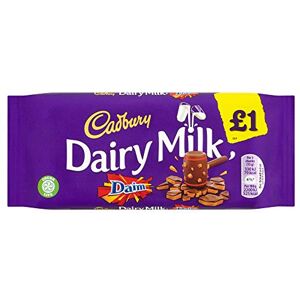 Cadbury Barre de chocolat 120 g (lairy Milk Daim) - Publicité Cadbury Barre de chocolat 120 g (lairy Milk Daim) - Publicité
