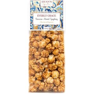 Everly Grace Popcorn – Bavarian Almond Symphony, 100 g – Sachets de popcorn au caramel et amandes grillées de notre manufacture à Augsbourg, Allemagne - Publicité Everly Grace Popcorn – Bavarian Almond Symphony, 100 g – Sachets de popcorn au caramel et amandes grillées de notre manufacture à Augsbourg, Allemagne - Publicité
