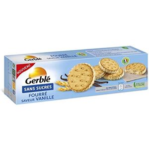 Epicerie salée GERBLÉ Biscuits Fourrés Au Vanille Sans Sucres 185G ( Lot De 3 ) - Publicité Epicerie salée GERBLÉ Biscuits Fourrés Au Vanille Sans Sucres 185G ( Lot De 3 ) - Publicité