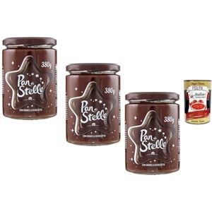 Italian Gourmet E.R. Italian Gourmet Pan di stelle Pâte à tartiner cacao avec éclats de biscuits 3 x 380 g – crème chocolatée onctueuse, idéale pour petit-déjeuner, crêpes, desserts et pâtisserie + Italian Gourmet polpa - Publicité Italian Gourmet E.R. Italian Gourmet Pan di stelle Pâte à tartiner cacao avec éclats de biscuits 3 x 380 g – crème chocolatée onctueuse, idéale pour petit-déjeuner, crêpes, desserts et pâtisserie + Italian Gourmet polpa - Publicité