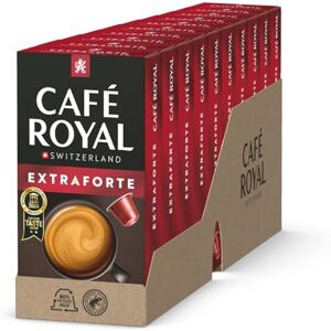 Café Royal Extraforte – 100 capsules Nespresso®, int. 12/12, foncé - Publicité Café Royal Extraforte – 100 capsules Nespresso®, int. 12/12, foncé - Publicité